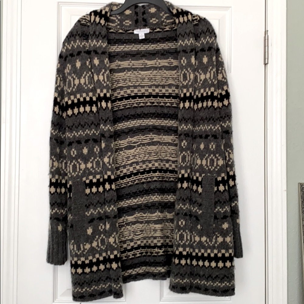 Charter Club Printed Cardigan